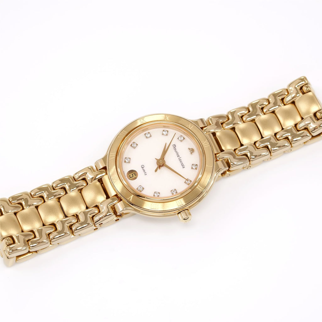 Maurice Lacroix Les Classiques 75416 White Dial 18k Gold Plated watch