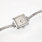 Gucci 1900L Silver Dial Square Bangle Ladies Quartz Watch
