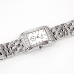 Longines DolceVita Ladies White Dial Rectangular watch L5.155.4.16.6