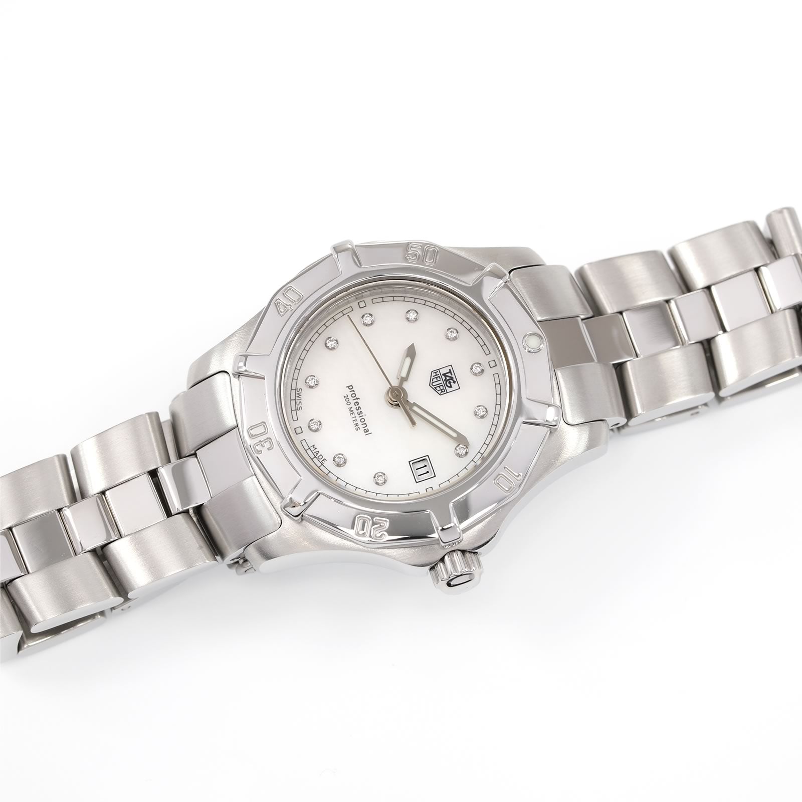TAG Heuer Exclusive WN131H.BA0360 White Mother of Pearl & Diamond markers