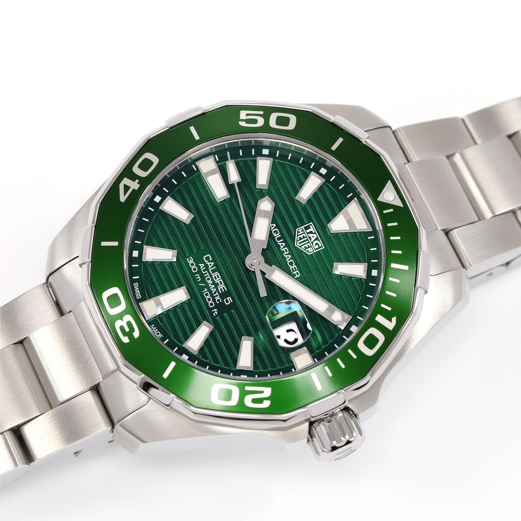 TAG Heuer Aquaracer Green Dial WAY201S.BA0927