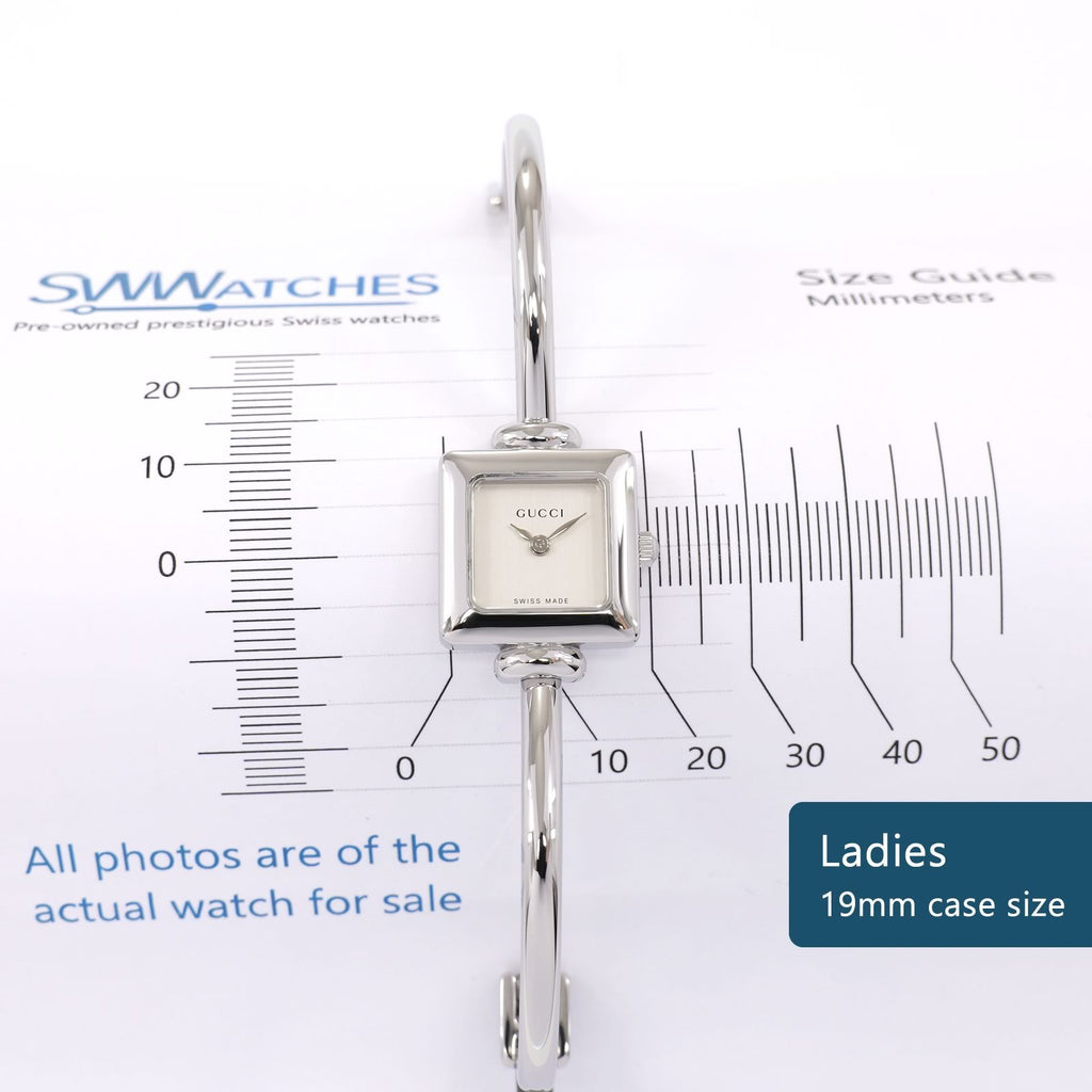 Gucci 1900L Ladies 19mm case size