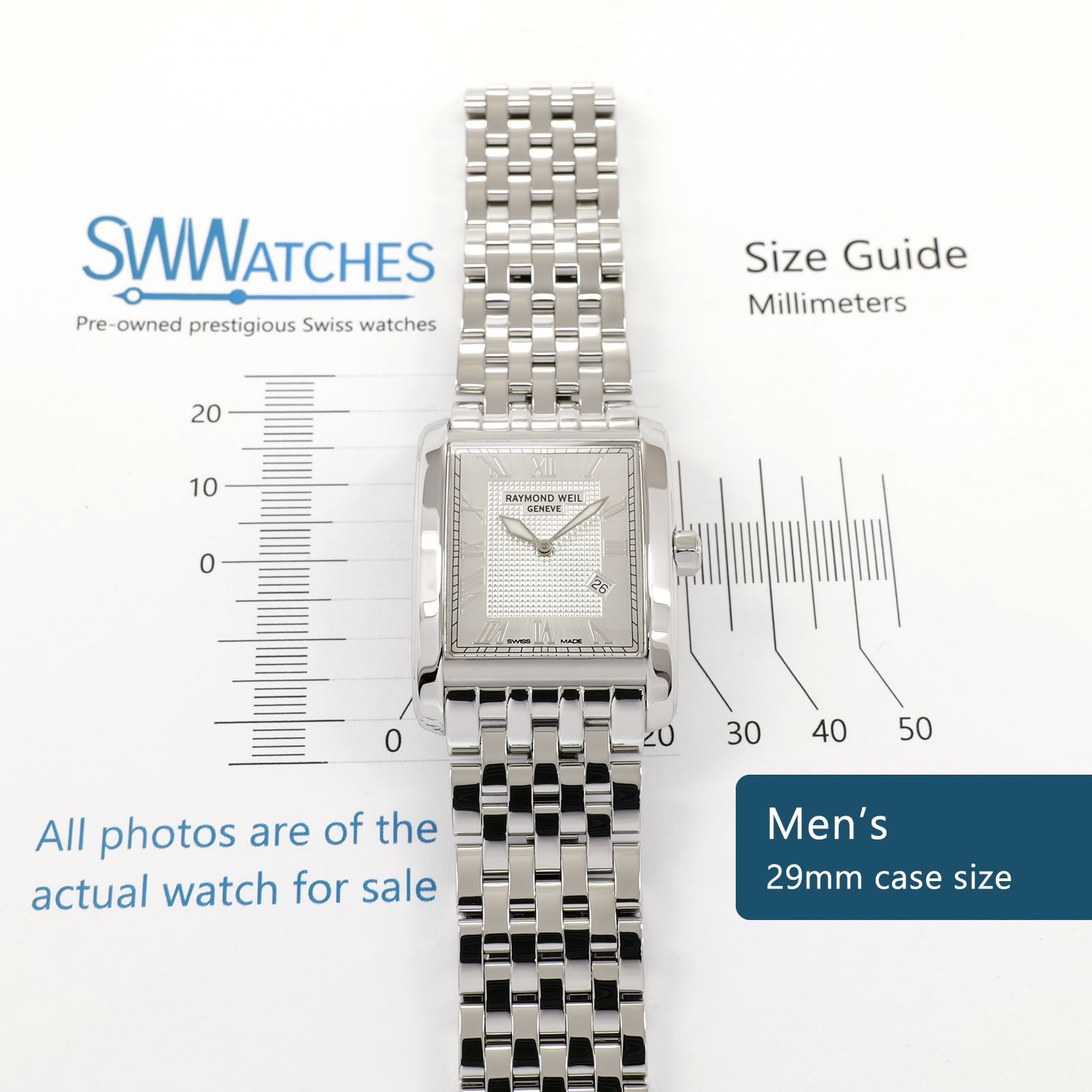 Raymond Weil Don Giovanni 9975 Men's 29mm case size