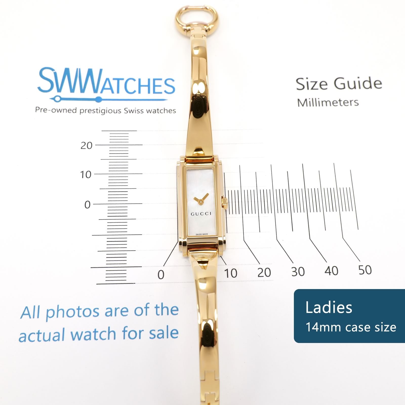 Gucci G-Line 109 Ladies 14mm case size