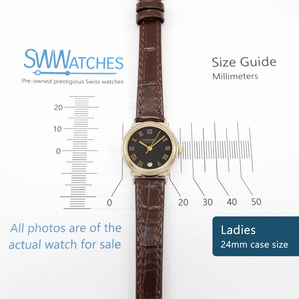Raymond Weil Geneve 5342 Ladies 24mm case size