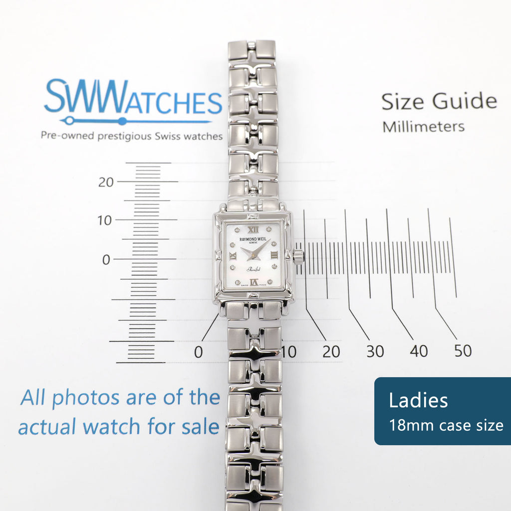 Raymond Weil Parsifal 9631 Ladies 18mm case size