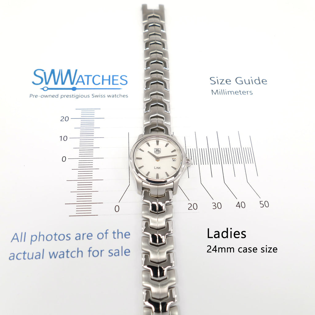 TAG Heuer Link WJF1410 Ladies 24mm case size