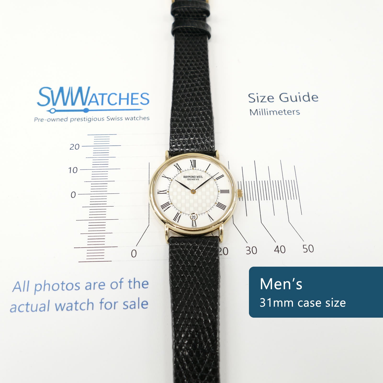 Raymond Weil Men's 31mm case size 9124-2