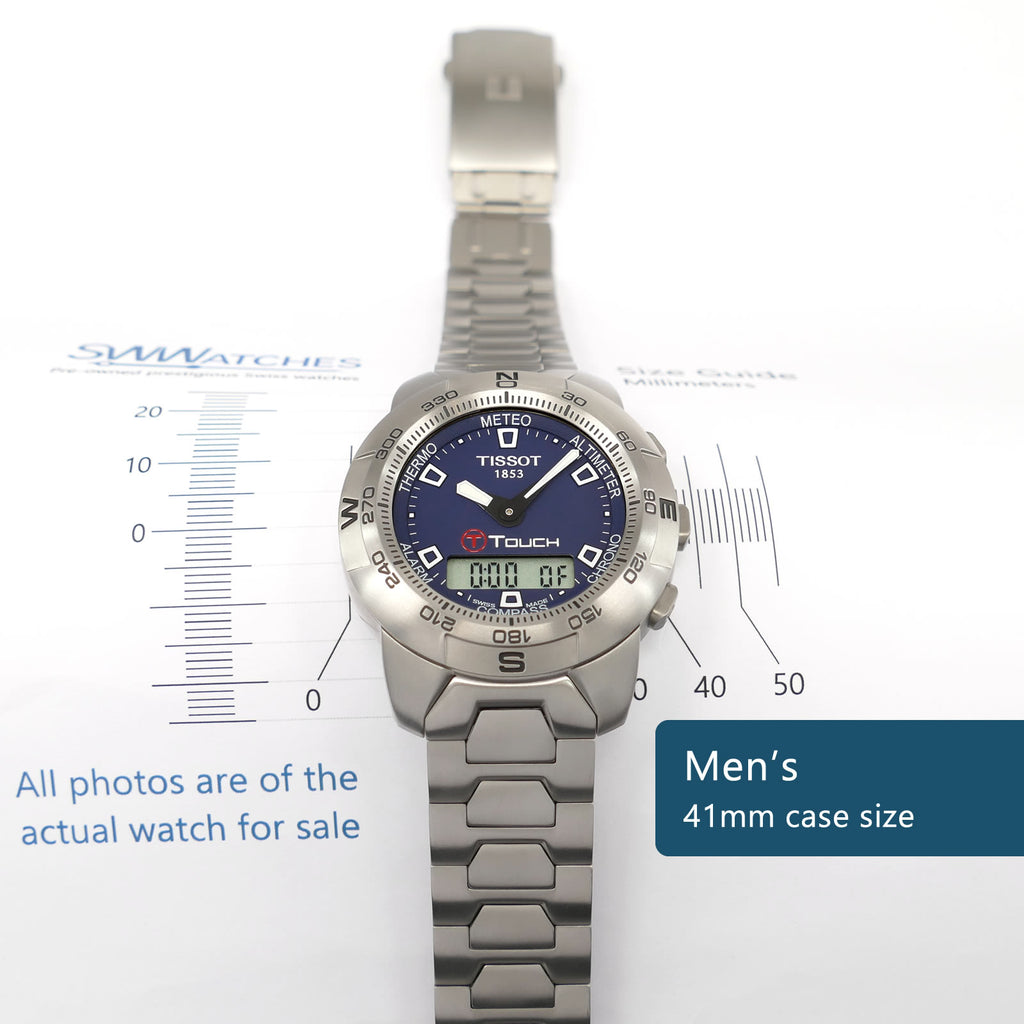Tissot T-Touch Titanium Z253/353 Men's 41mm case size