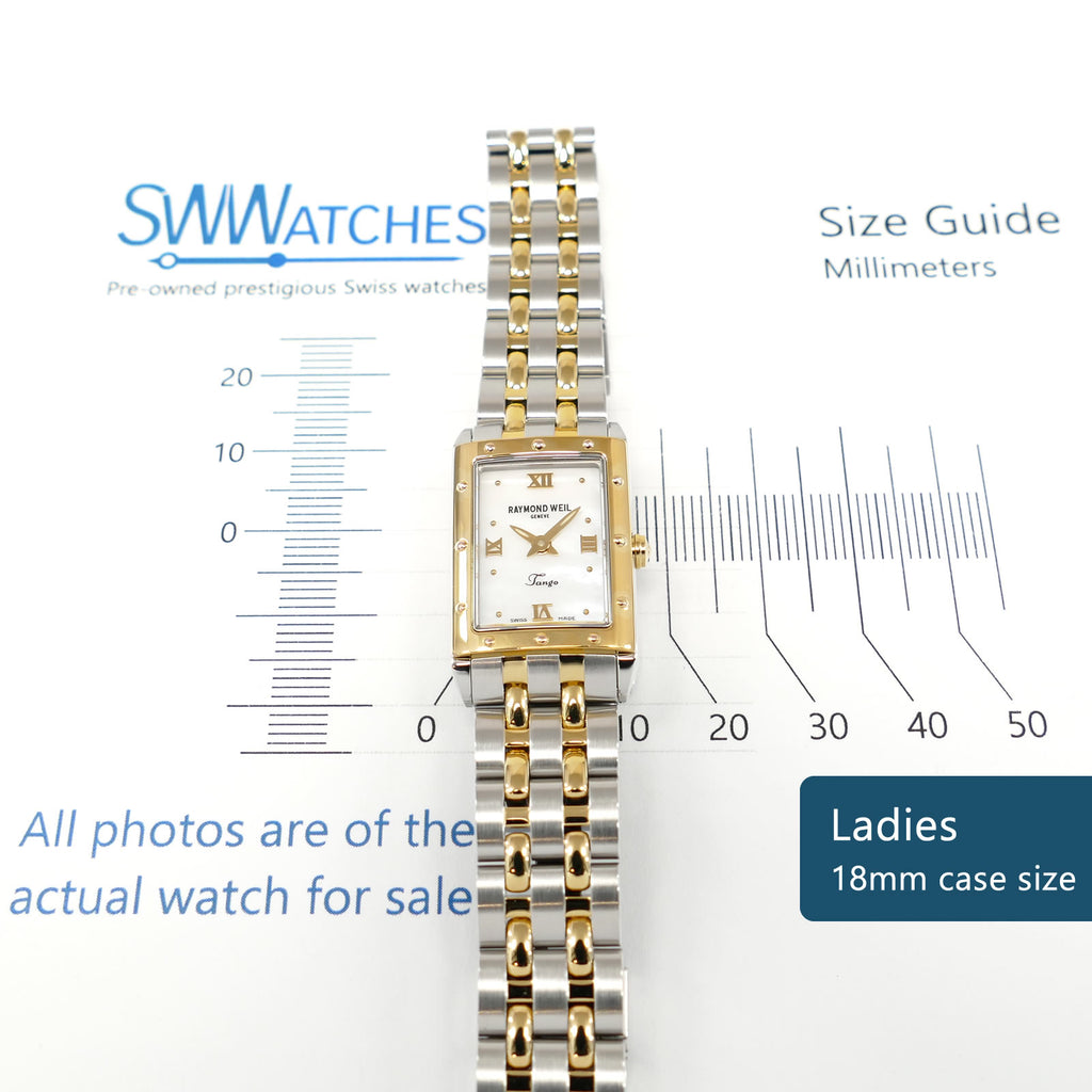 Raymond Weil Tango 5971 Ladies 18mm case size