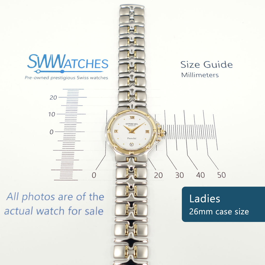 Raymond Weil Parsifal 9990 Ladies 26mm case size