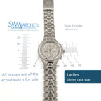 Tissot Titanium T645P Ladies 33mm case size