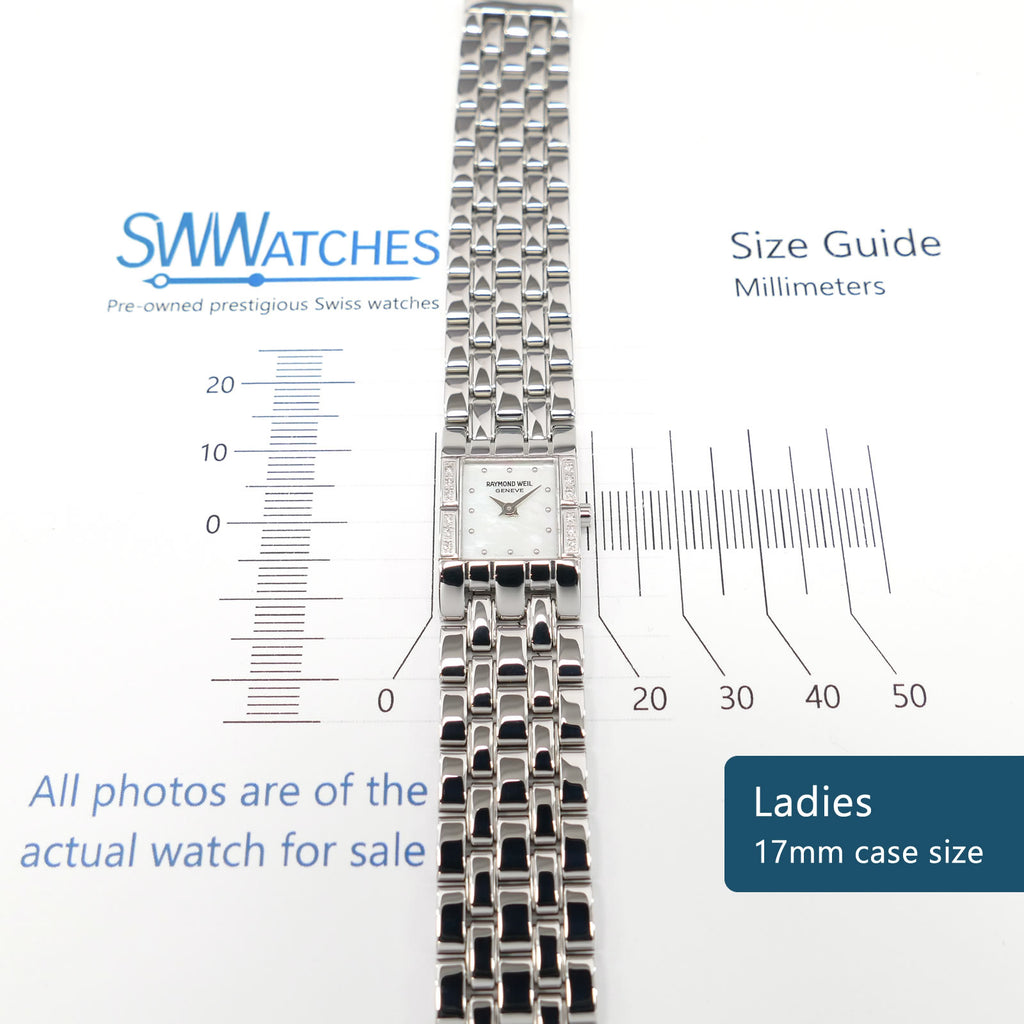 Raymond Weil Tema 5886 Ladies 17mm square case size