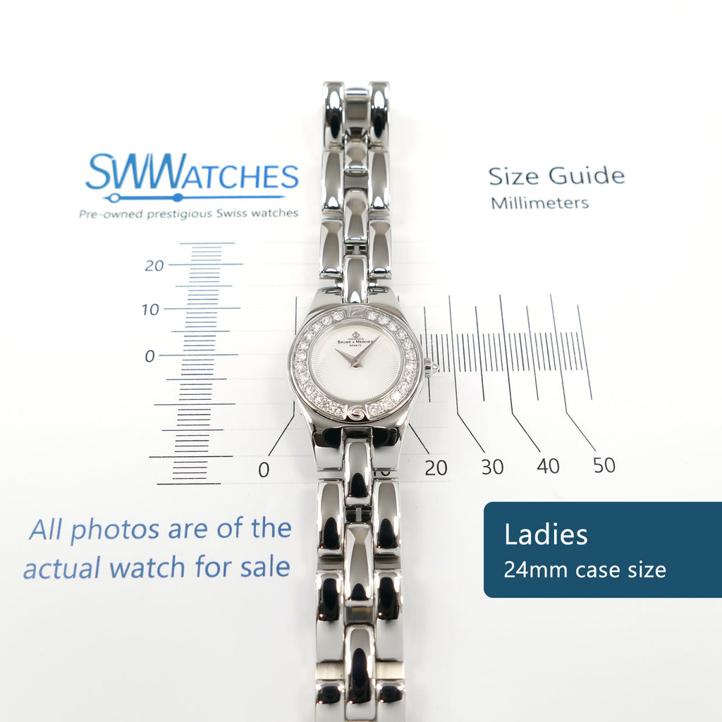 Baume & Mercier Linea 65339 Ladies 24mm case size