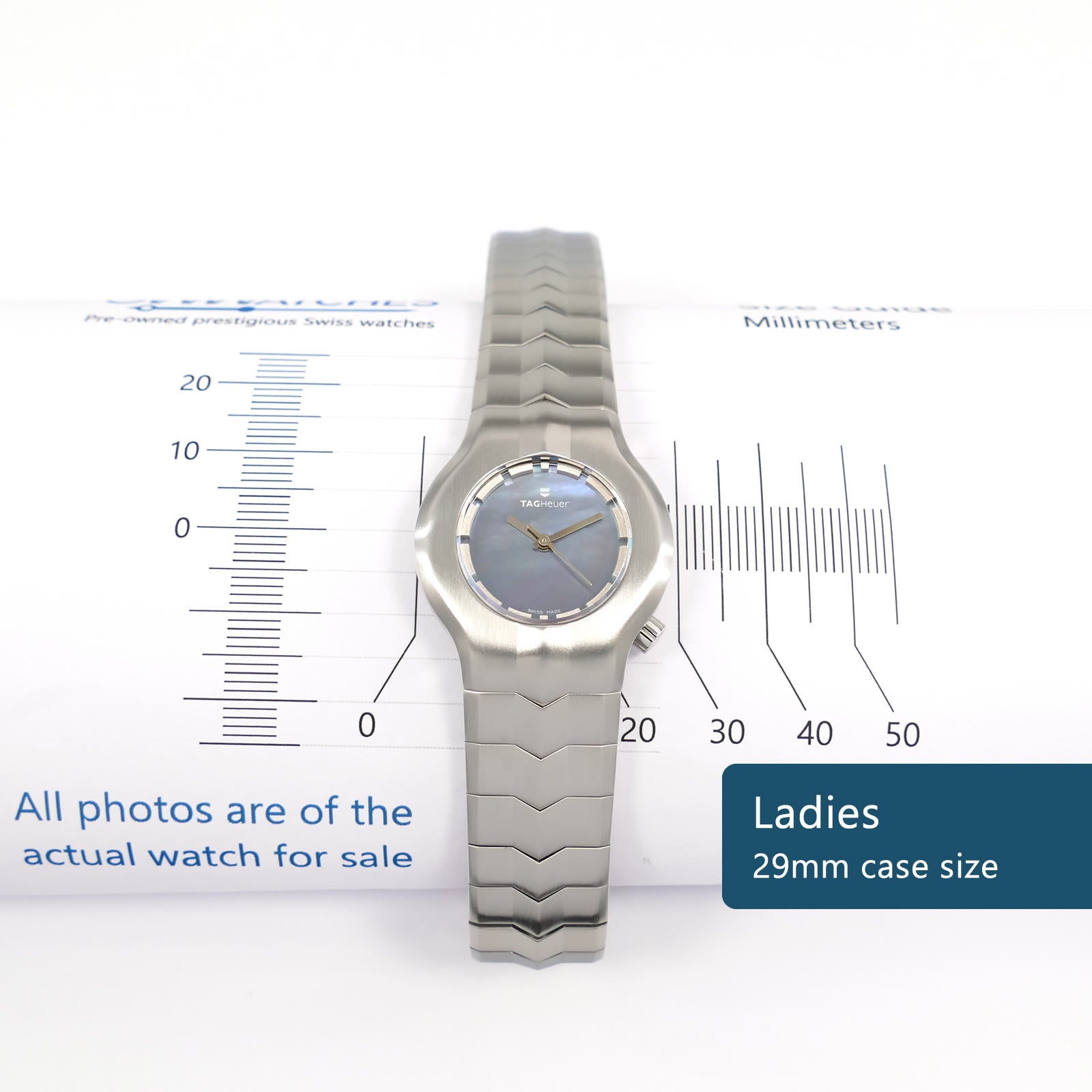 TAG Heuer Alter Ego WP1312 Ladies 29mm case size