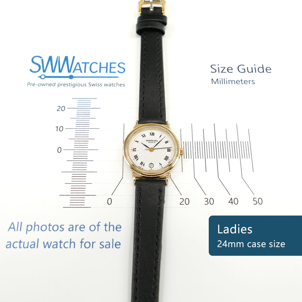 Raymond Weil Vintage 5331 Ladies 24mm case size