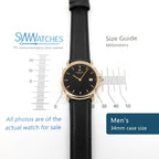 Raymond Weil Geneve 9155 Men's 34mm case size