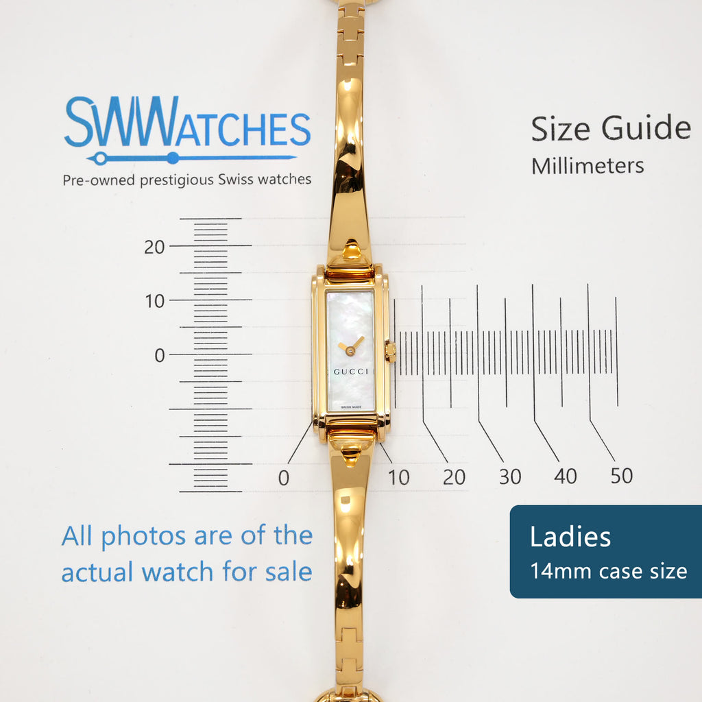 Gucci G-Line 109 Ladies 14mm case size