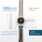 Movado Faceto 0605586 Ladies 25mm case size