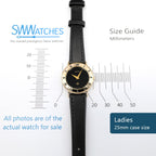 Gucci 3000L 25mm Ladies case size