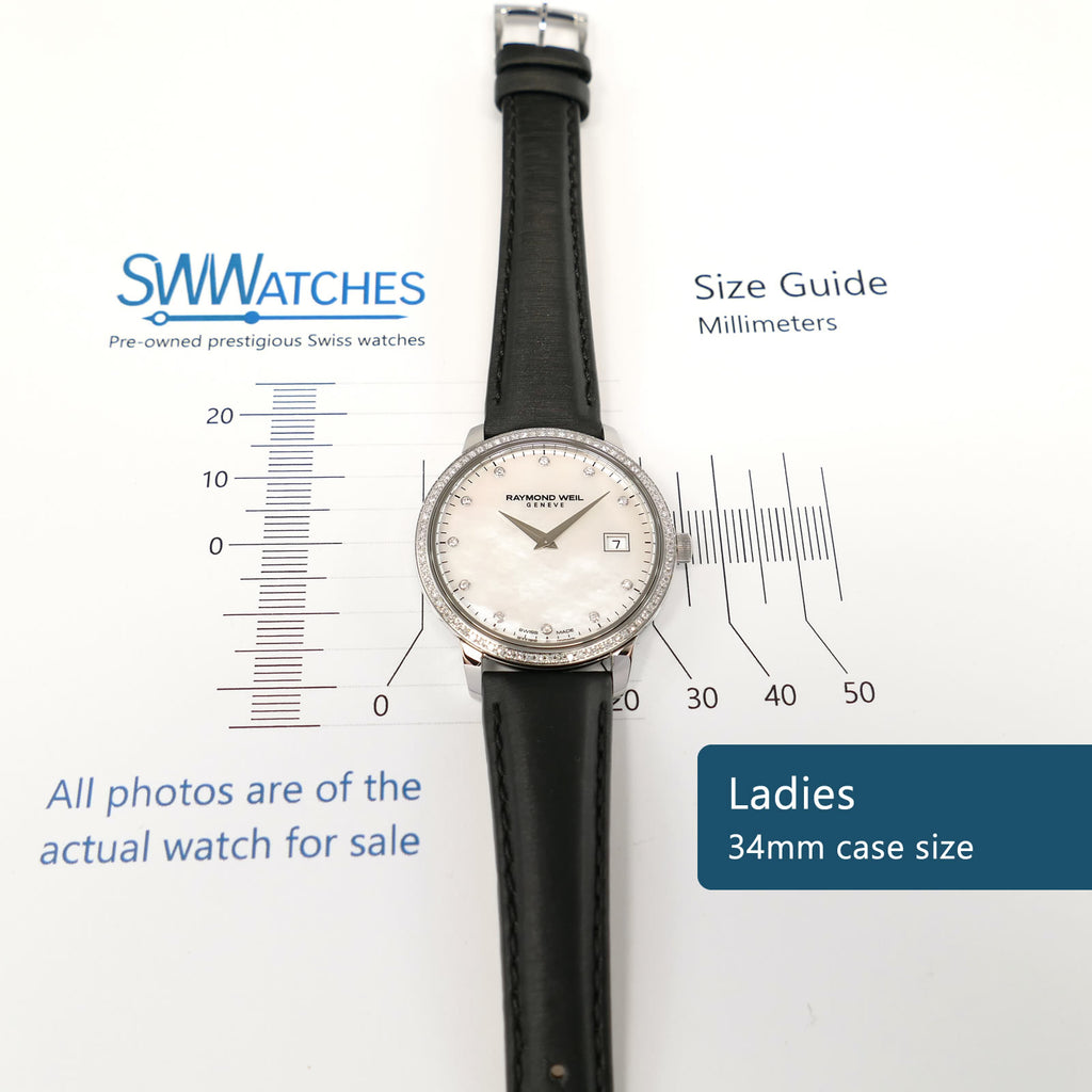 Raymond Weil Toccata Ladies 34mm case size 5388