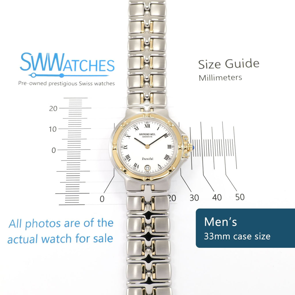 Raymond Weil Parsifal 9190 Men's 33mm case size