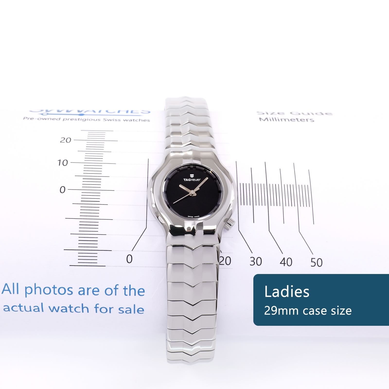 TAG Heuer Alter Ego WP131A Ladies 29mm case size