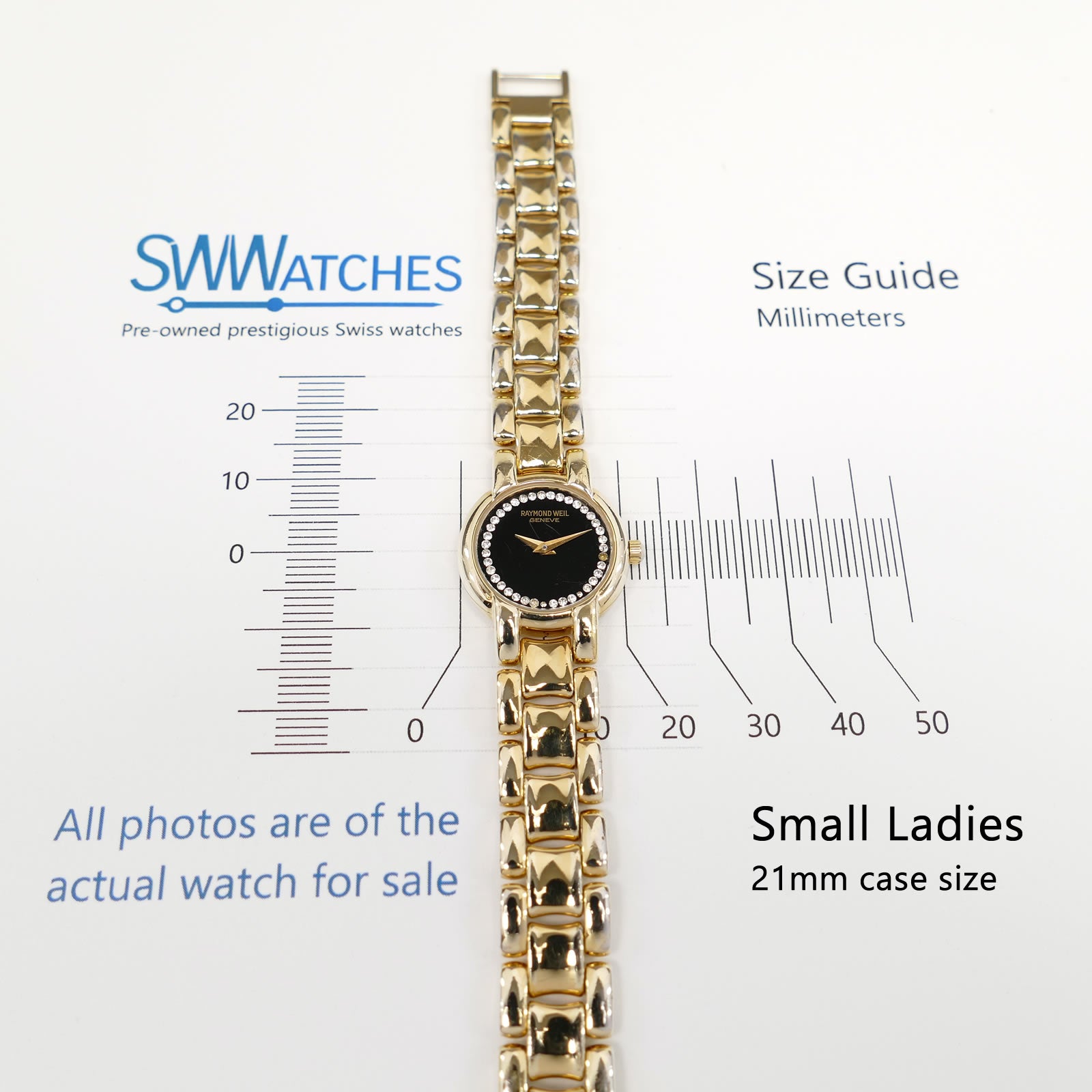 Raymond Weil Ladies case size 3740-1