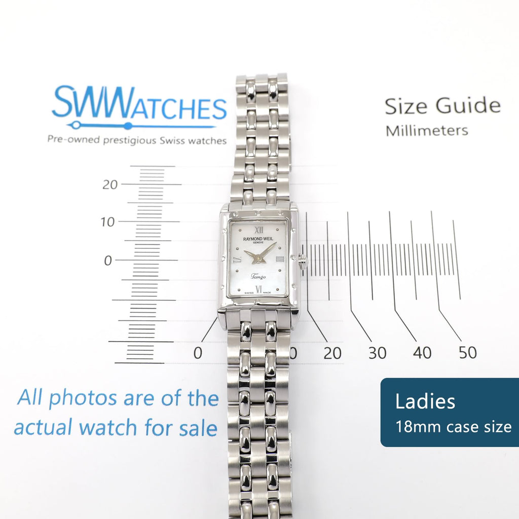 Raymond Weil Tango 5971 Ladies 18mm case size