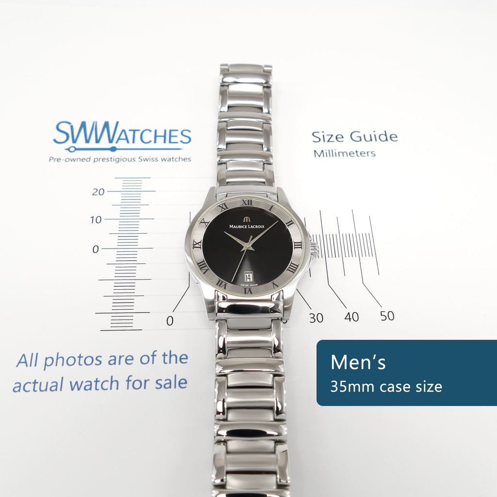 Maurice Lacroix Miros 69743 Men's 35mm case size