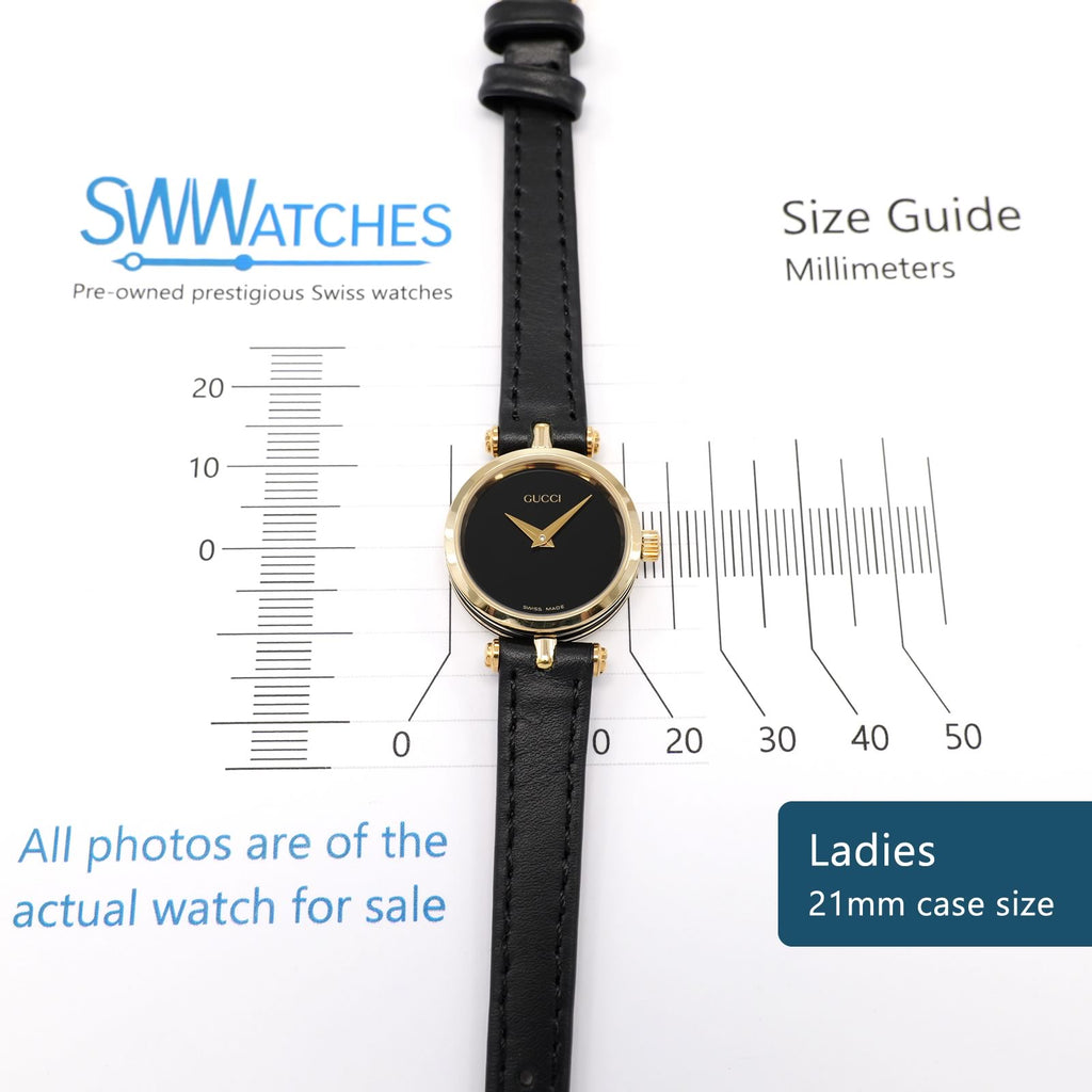 Gucci 2000L Ladies 21mm case size