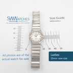 Omega Constellation 1458.75.00 Ladies 25mm case size