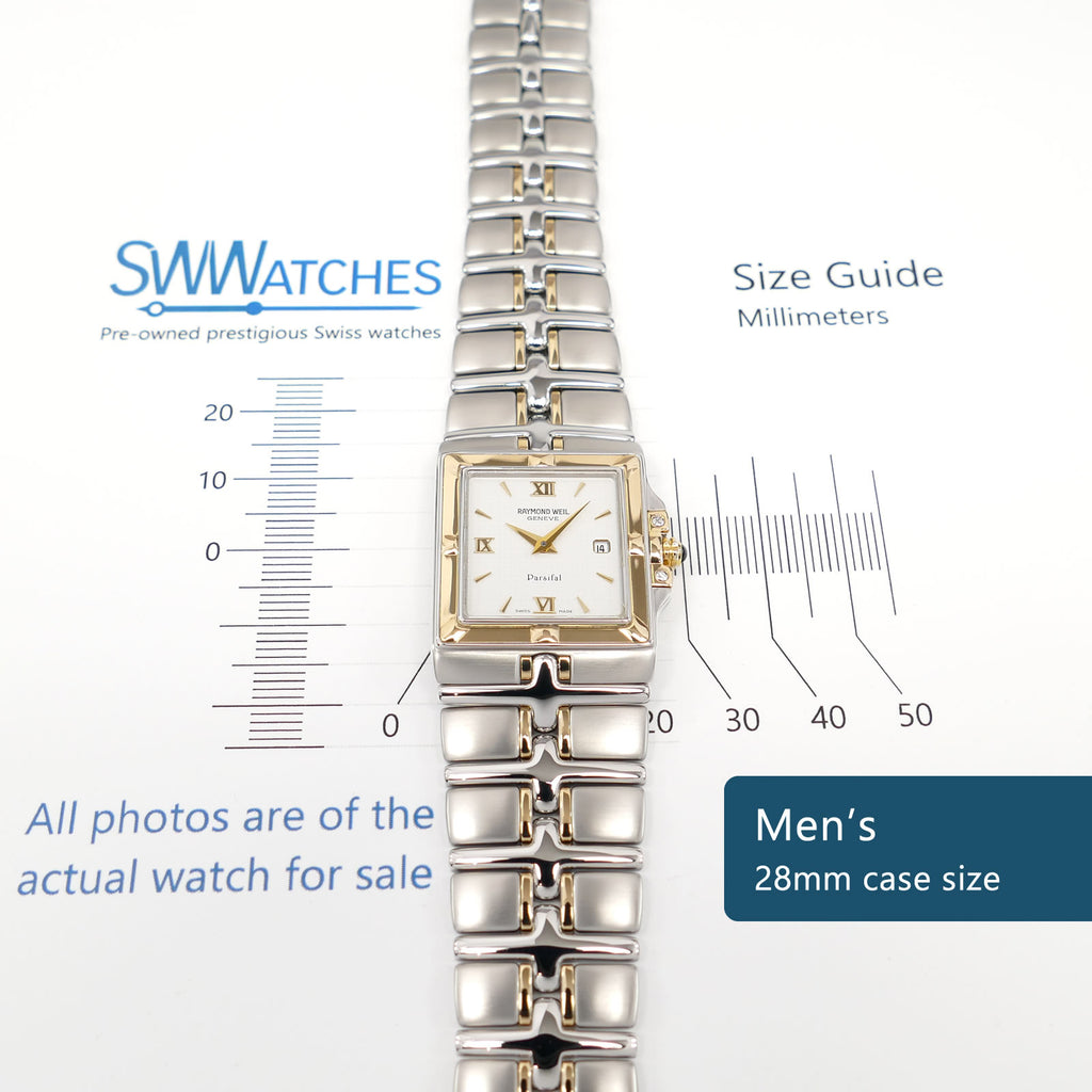 Raymond Weil Parsifal 9390 Men's 28mm case size