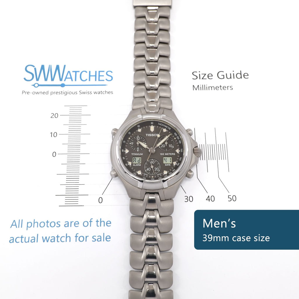 Tissot Titanium T670 Men's 39mm case size