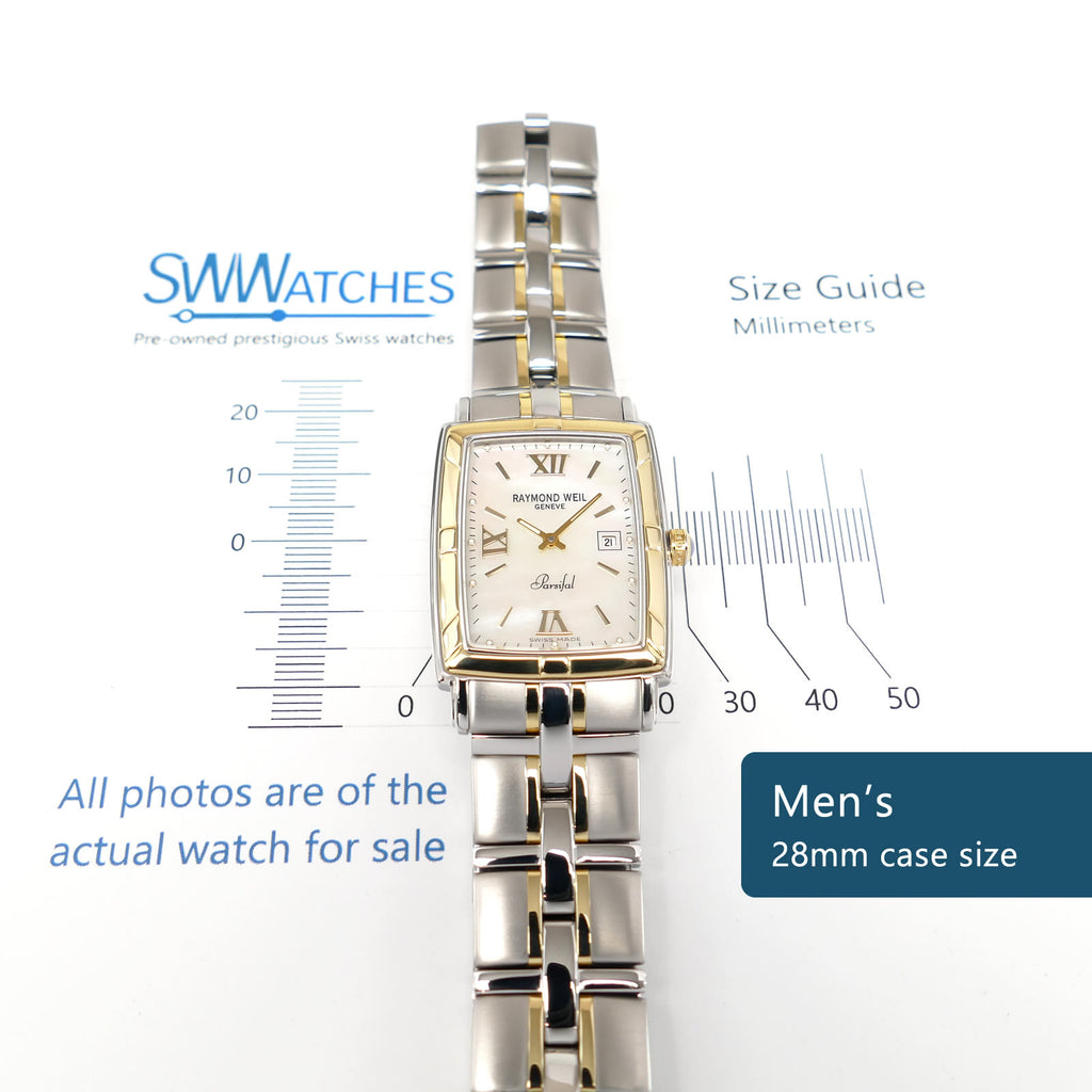 Raymond Weil Parsifal 9340 Men's 28mm case size