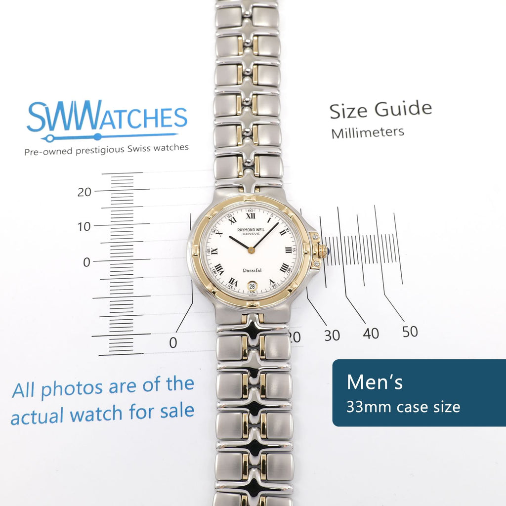 Raymond Weil Parsifal 9190 Men's 33mm case size
