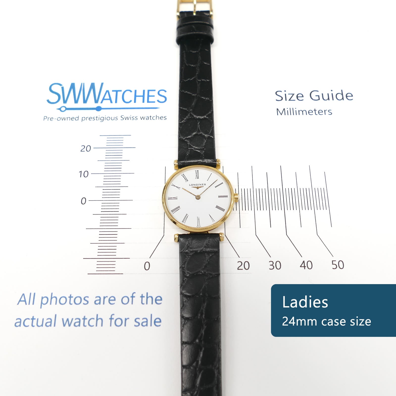 Longines La Grande Classique L4.209.2 Ladies 24mm case size