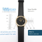 Raymond Weil Geneve 9155 Men's 34mm case size