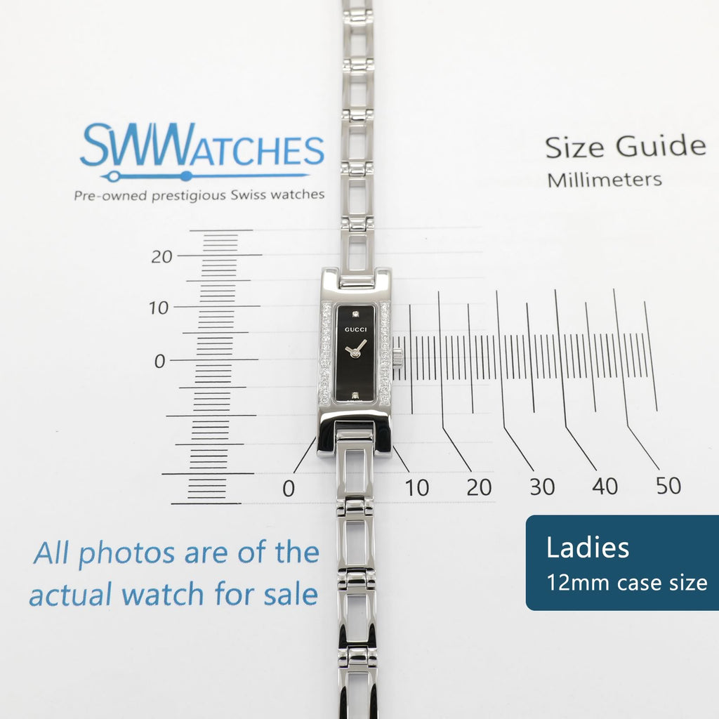 Gucci 3900L Ladies 12mm case size