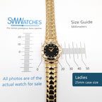 Gucci 3300L Ladies 25mm case size
