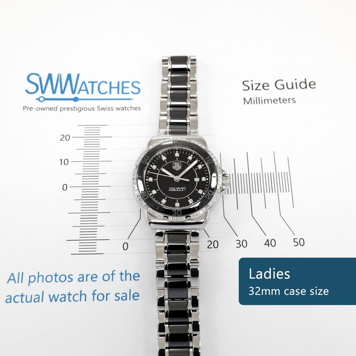 TAG Heuer Formula 1 Ladies 32mm case size