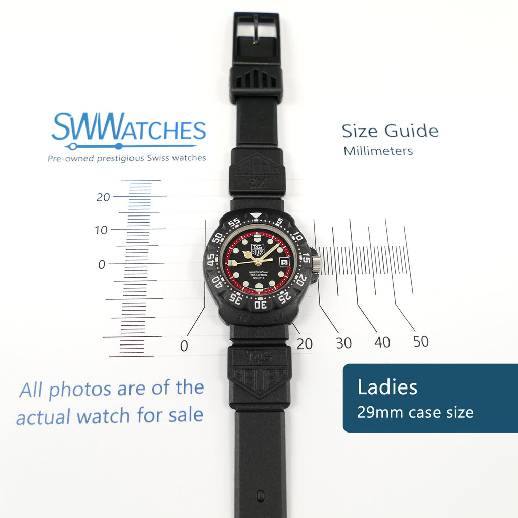 TAG Heuer Formula 1 Ladies 29mm case size 383.508