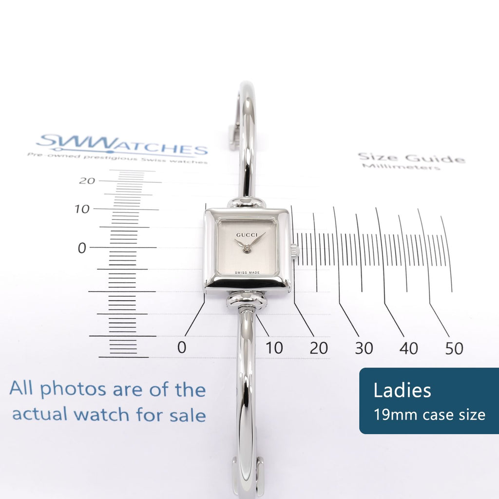 Gucci 1900L Ladies 19mm case size