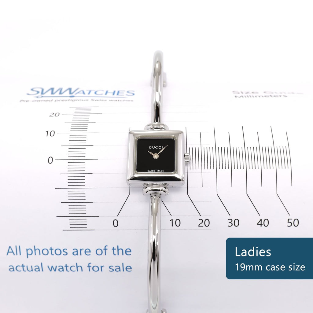 Gucci 1900L Ladies 19mm case size
