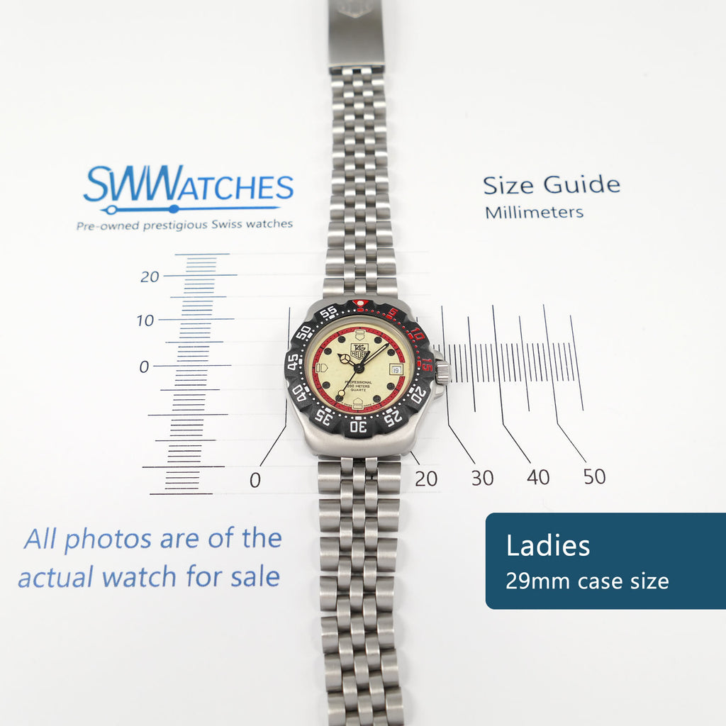 TAG Heuer Formula 1 371.508 Ladies 29mm case size