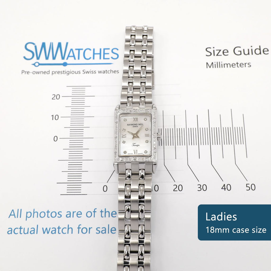 Raymond Weil Tango 5971 Ladies 18mm case size