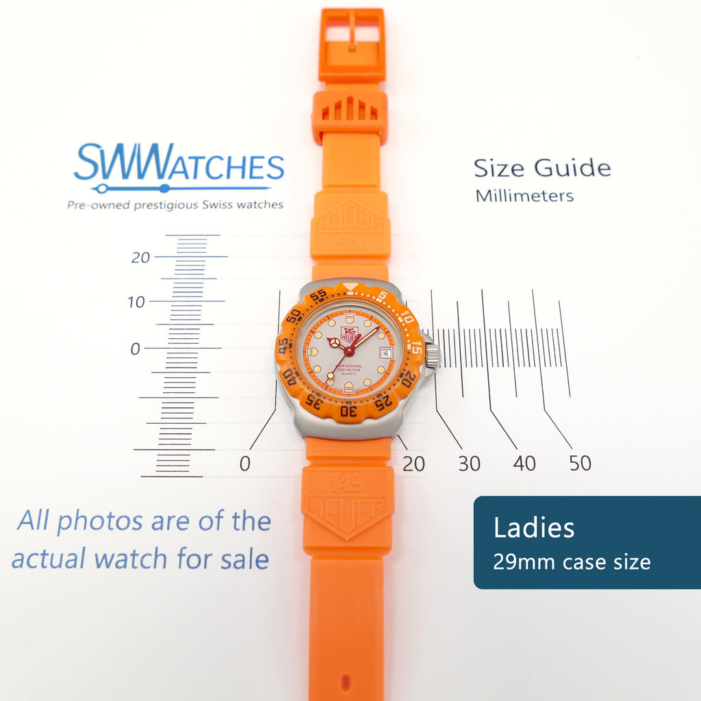 TAG Heuer Formula 1 WA1413 Ladies 29mm case size