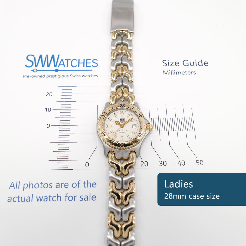 TAG Heuer SEL WG1322-2 Ladies 28mm case size