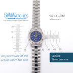 TAG Heuer 2000 WK1313 Ladies 28mm case size