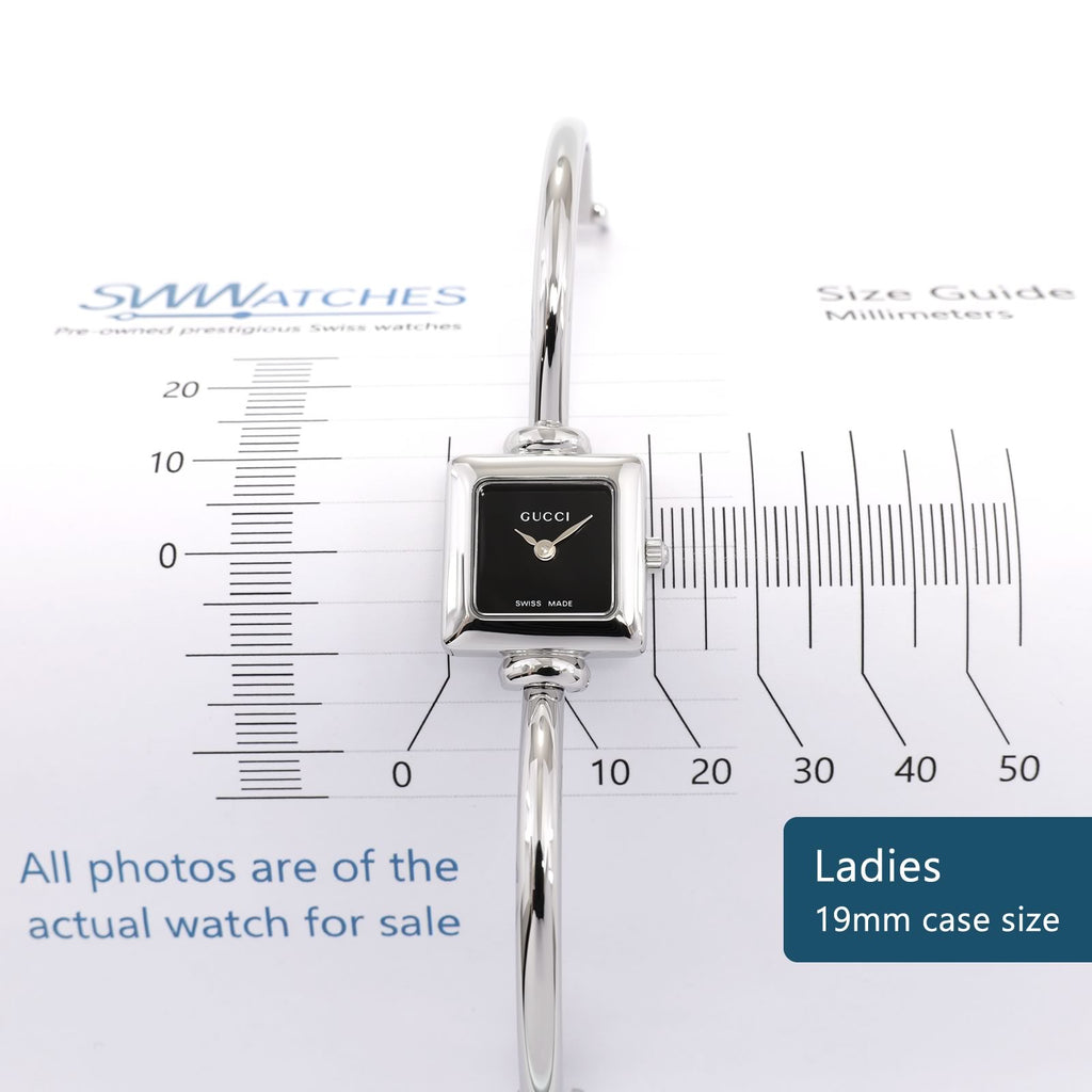 Gucci 1900L Ladies 19mm case size